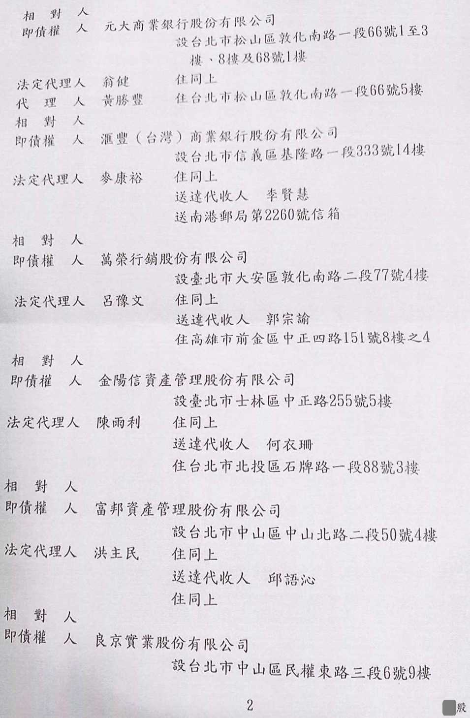 更生條件|法院更生|債務更生|橋頭地院債務更生成功核准,總債務約540萬,僅償還54萬